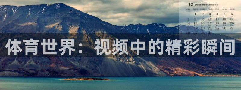 J9官方正版app集团：体育世界：视频中的精彩瞬间